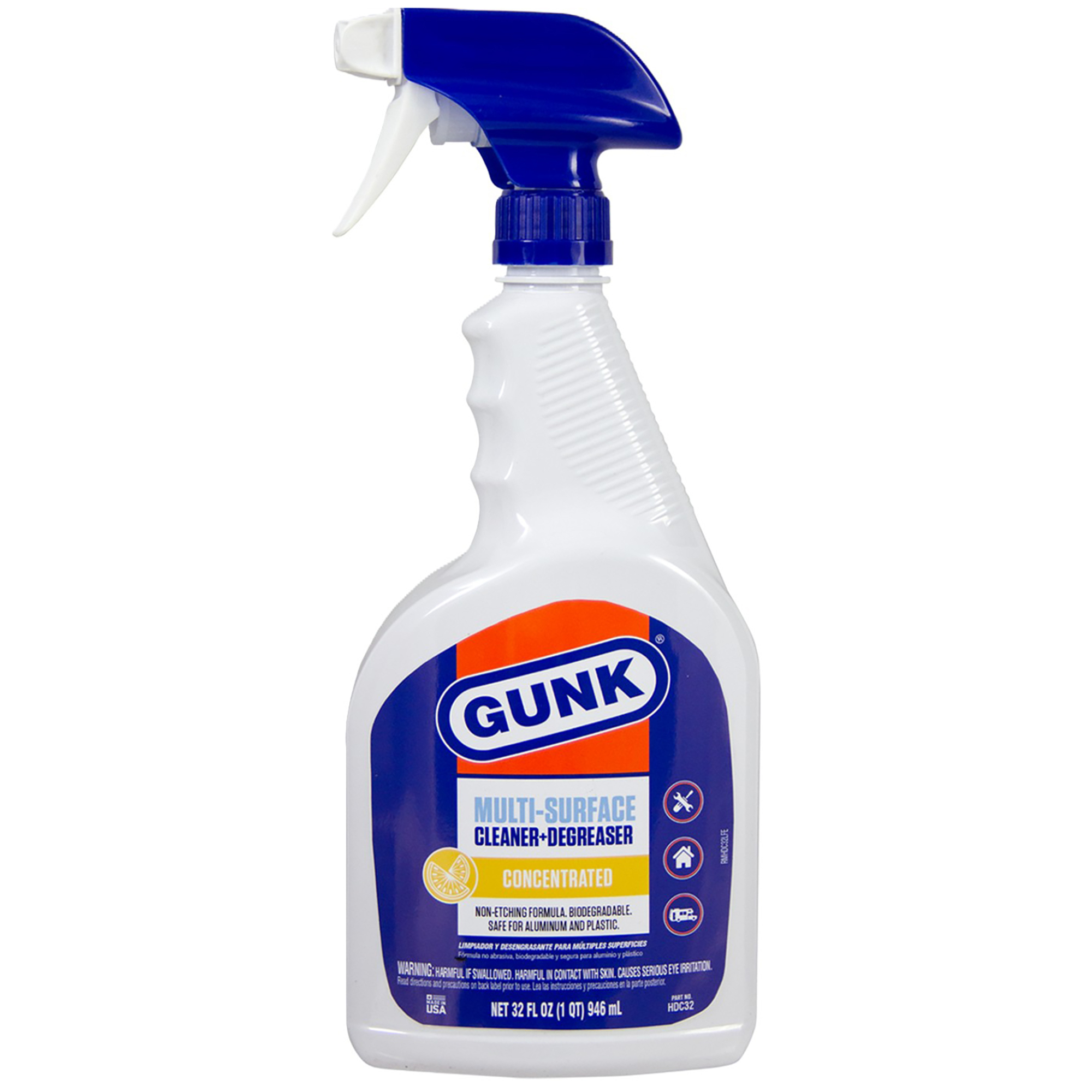 GUNK 32-Oz. Multi-Surface Cleaner, Model# HDC32